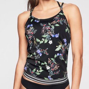 NWT Athleta Tankini Gold Coast Swim Top - 34D/DD